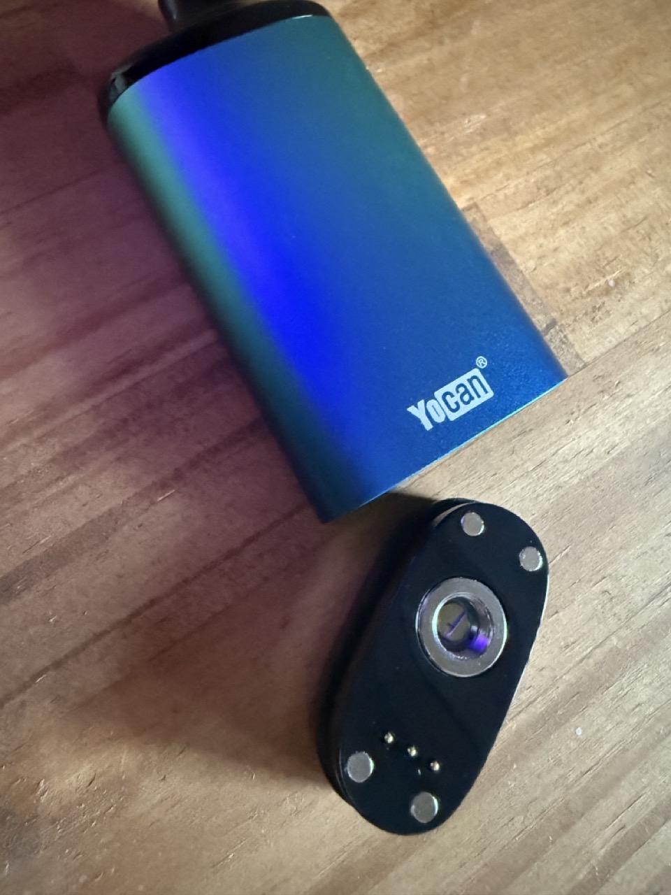 Yocan ZIVA PRO 510規格 液晶付き ステルスバッテリー シアンブルー