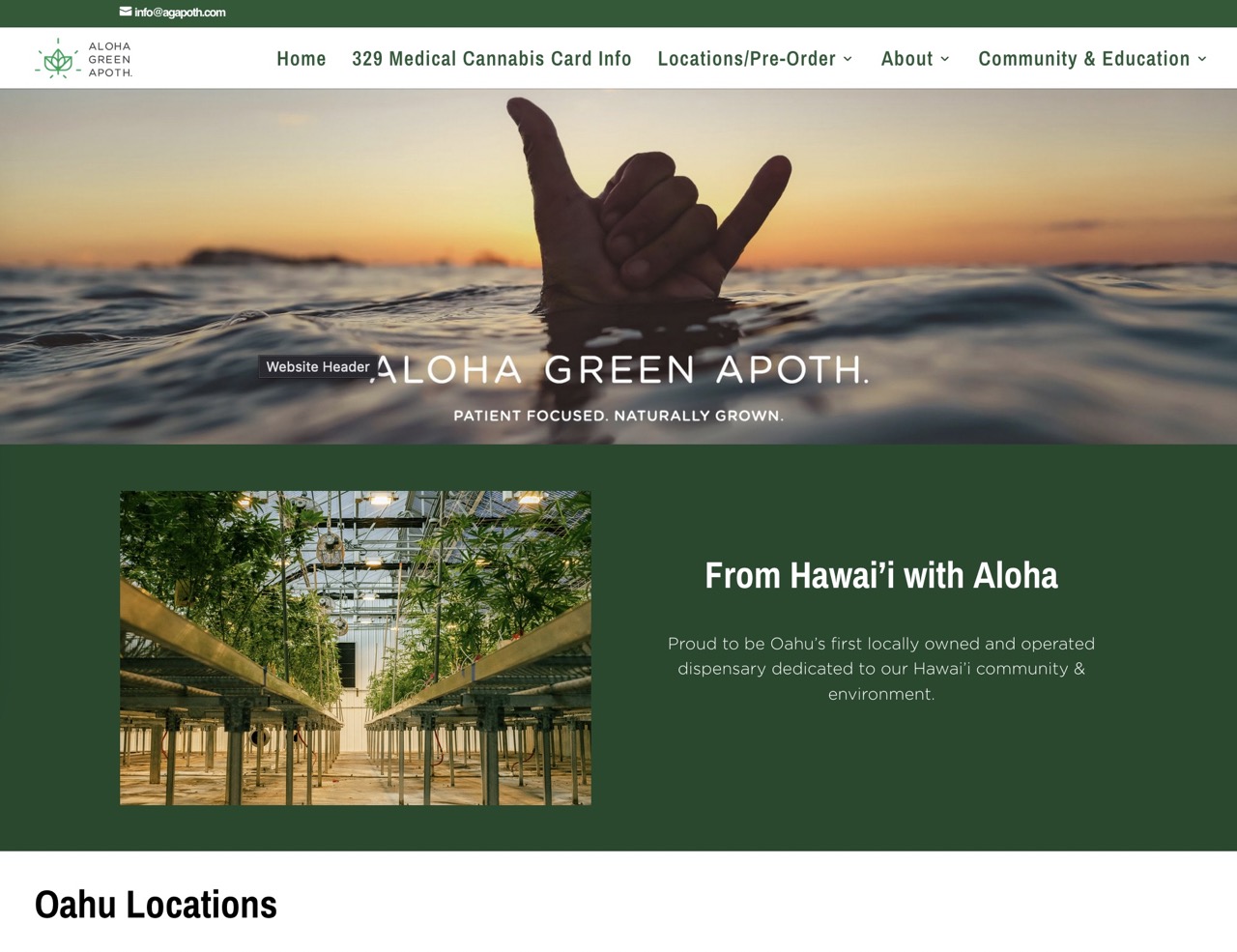 Aloha Green Holdings Inc